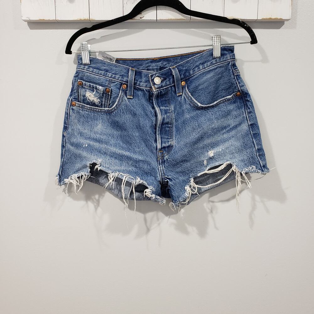 Levi’s 501 High Rise Cutoff Shorts Size 27